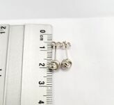 Kolczyki Pętelki Supełki 925 Kolczyki Pętelka Supełek Sztyft - 10