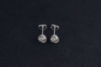 Kolczyki Pętelki Supełki 925 Kolczyki Pętelka Supełek Sztyft - 3
