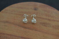 Kolczyki Pętelki Supełki 925 Kolczyki Pętelka Supełek Sztyft - 5