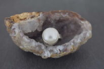 Pierścionek Perła r.9 Srebro 925 Rękodzieło - 6