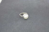 Pierścionek Perła r.9 Srebro 925 Rękodzieło - 8