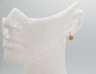 Kolczyki Bursztyn Bałtycki Zapięcie Angielskie Srebro 925 - 4