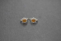 Kolczyki Bursztyn Bałtycki Zapięcie Angielskie Srebro 925 - 6