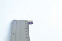 Małe Kolczyki Ametyst Fasetowany Sztyft Srebro 925 - 7