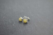 Kolczyki z bursztynem bałtyckim sztyfty srebrne 925 - 3