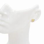 Kolczyki z bursztynem bałtyckim sztyfty srebrne 925 - 8