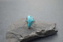 Pierścionek z Turkusem Srebro 925 r.12 Turkus Rękodzieło - 12