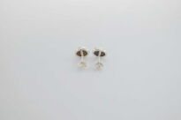 Kolczyki sztyft opal australijski dublet srebro 925 - 15