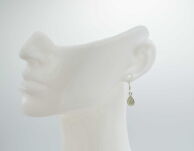 Małe kolczyki srebrne z labradorytem mała łezka naturalny kamień Srebro 925 - 7