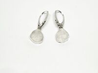 Kolczyki Turmalin Arbuzowy Wiszące Srebro - 13