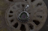 Zawieszka Turmalin Arbuzowy, Srebro 925 - 4