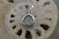 Zawieszka Turmalin Arbuzowy, Srebro 925 - 6