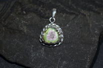 Zawieszka Turmalin Arbuzowy, Srebro 925 - 7