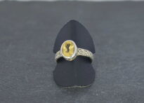 Srebrny pierścionek z cytrynem – rozmiar 13 Srebro 925 - 3