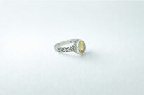Srebrny pierścionek z cytrynem – rozmiar 13 Srebro 925 - 8
