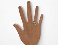 Srebrny pierścionek z cytrynem – rozmiar 13 Srebro 925 - 11