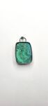 Zawieszka Malachit z Chryzokolą Srebro 925 Rękodzieło - 16