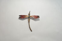 Zawieszka Ważka Czerwona Srebro 925 - 4