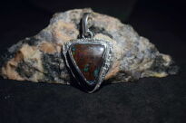 Wisiorek Opal Australia Boulder Srebro 925 - 12