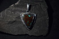 Wisiorek Opal Australia Boulder Srebro 925 - 9