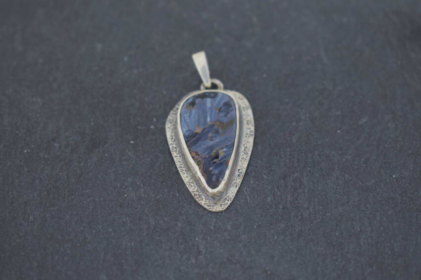 Wisior Srebrny zPietersytem – Ręcznie Robiony Srebro 925