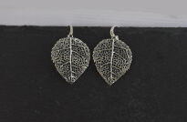 Kolczyki Liście Srebro 925 - 4