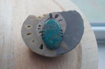 Zawieszka Wisior Chryzokola Srebro 925 - 3