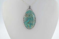 Zawieszka Wisior Chryzokola Srebro 925 - 6