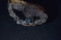 Kolczyki Labradoryt Sztyft Srebro 925 - 3