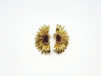 Kolczyki Słonecznik Kwiaty Słonecznika Kolczyki Sztyft Srebro 925 - 2