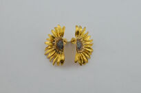 Kolczyki Słonecznik Kwiaty Słonecznika Kolczyki Sztyft Srebro 925 - 6