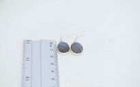 Kolczyki Wiszące Niebieski Labradoryt Srebro 925 - 13