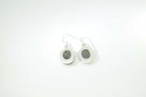 Kolczyki Wiszące Niebieski Labradoryt Srebro 925 - 14