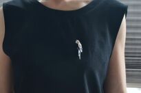 Broszka Papuga Srebro 925 - 3