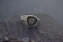Pierścionek Turmalin Arbuzowy r.15 Srebro 925 - 10
