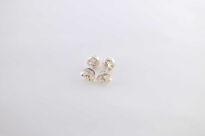 Kolczyki Kamień Księżycowy Sztyft Srebro 925 4 mm - 13