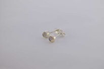 Kolczyki Kamień Księżycowy Sztyft Srebro 925 4 mm - 3