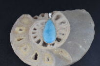 Wisiorek Zawieszka Larimar Srebro 925 - 10