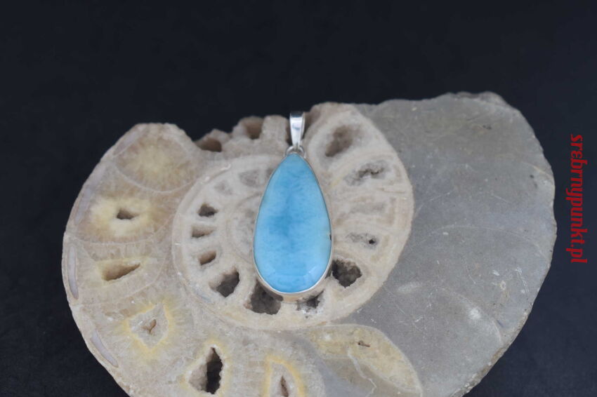 Wisiorek Zawieszka Larimar Srebro 925