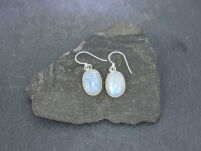 Kamień Księżycowy Kolczyki Wiszące Srebro 925 - 11