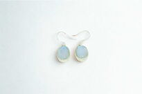 Kamień Księżycowy Kolczyki Wiszące Srebro 925 - 3