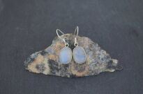 Kamień Księżycowy Kolczyki Wiszące Srebro 925 - 6