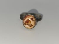 Pierścień Opal Meksyk Cantera r.16 Srebro 925 - 2