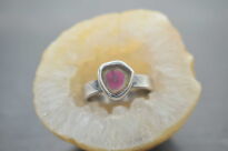 Pierścionek Turmalin Arbuzowy r.16 Srebro 925 - 12