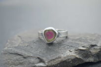 Pierścionek Turmalin Arbuzowy r.16 Srebro 925 - 3