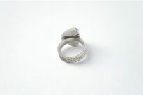 Pierścionek Mołdawit Wełtawit r.16 Srebro 925 Rękodzieło - 14