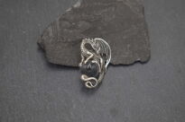 Srebrny wisior smok z kulą kryształ górski srebro 925 - 5