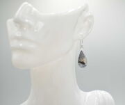 Kolczyki z Agatem dendrytowym Srebro 925 Agat Drzewiasty rękodzieło - 4