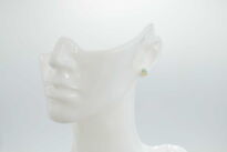 Srebrne kolczyki z naturalnym opalem etiopskim owalne srebro 925 - 8